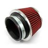 3.0inch Cold Air Intake Filter Red Universal Washable Reusable for Sport Racing Car Engine Intake Pipe 76mm High Flow Air Filter