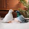 White Dove Carrier Pigeon Plush Toy - Cartoon Bird Ornament for Children's Birthday Gift