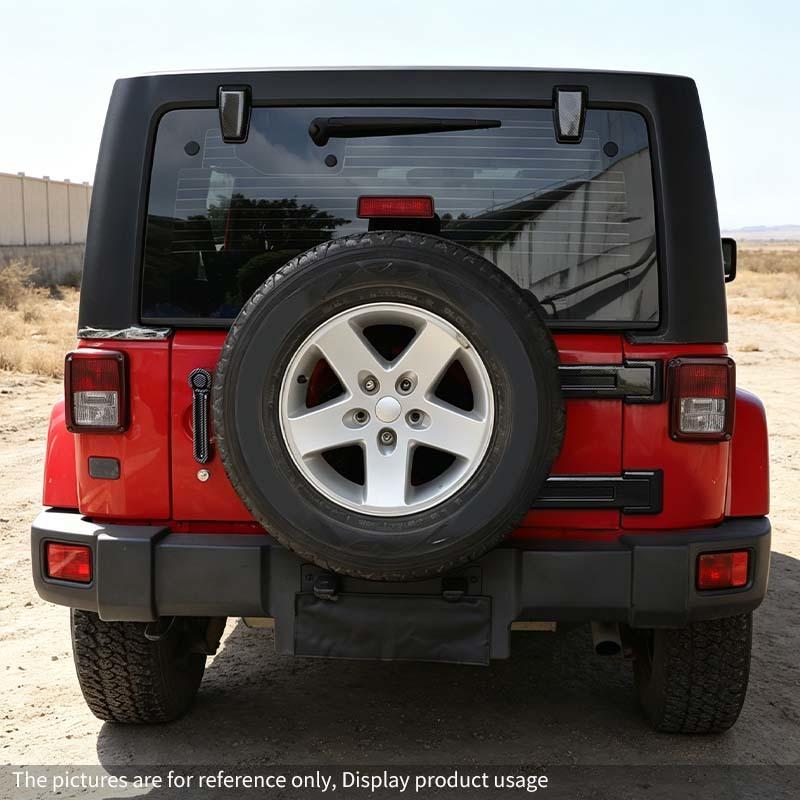  ABS Engine Hood Air Intake Decoration Door Handle Shell Cover Tailgate Glass Hinge Stickers For Jeep Wrangler JK 2007-2017 Interior Accessories