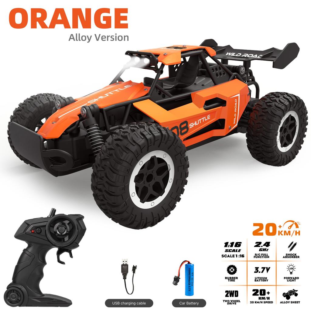 1:16 Scale Rc Car All-Terrain Off-Road Crawler - 2.4G Remote Control Car with 20 Km/h Speed, Perfect for Christmas, Halloween