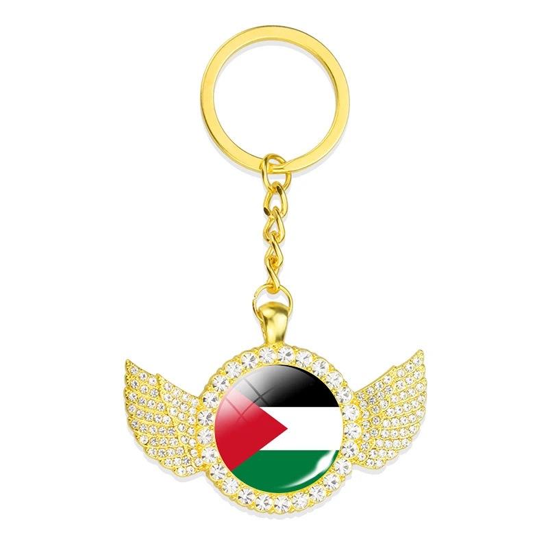 

Брелок Флаг Палестины Покажите свою поддержку миру и антивоенным движениям StyleD