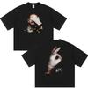 Drake The Iceman T-shirt Vintage Street Engineered Hommes Femmes Oversize Manches Courtes Y2k Coton Manches Courtes Vêtements Féminins Masculins