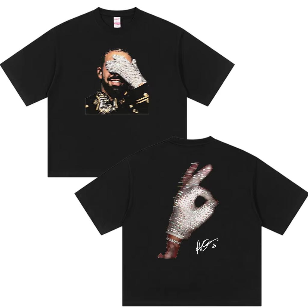 Drake The Iceman T-shirt Vintage Street Engineered Hommes Femmes Oversize Manches Courtes Y2k Coton Manches Courtes Vêtements Féminins Masculins