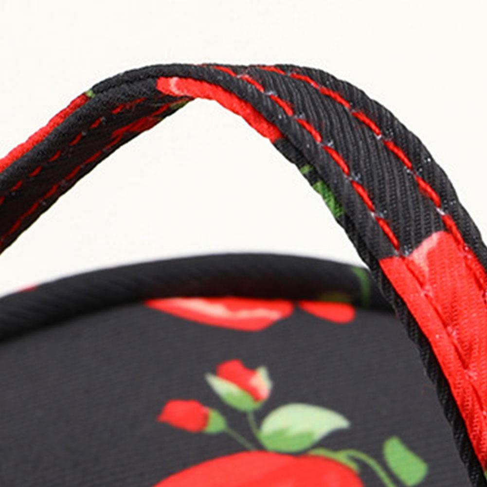 Oxford Häkeltasche mit Henkel Stricktasche Kurz Perforierte Garnaufbewahrung Tragetasche für Häkelnadeln Stricknadeln