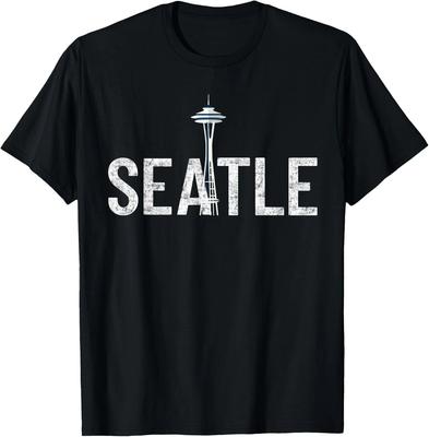 Cool Seattle Space Needle Souvenir USA Washington Gift T-Shirt
