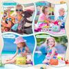 Beach Toys Mesh Beach Bag Kids Sand Toys Bags Travel Toys Shell Collecting Bag Seashell Bag Swimming Accessories For Kids