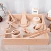 Montessori Early Education Sensory Box Children's Wooden Baby Play Home Afternoon Tea Suit Educational Toys