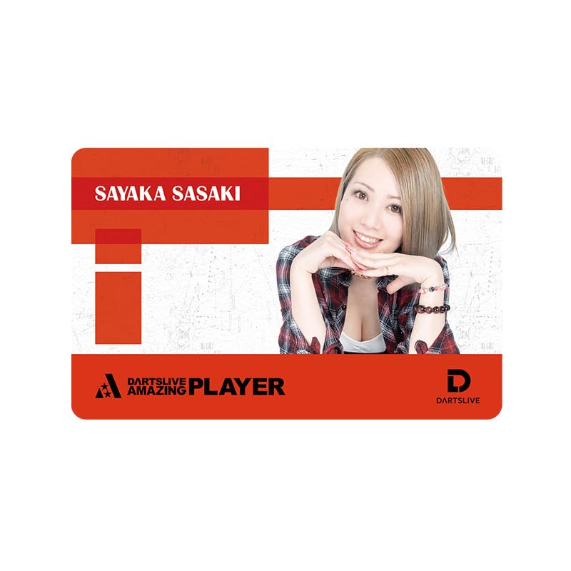DARTSLIVE PLAYER GOODS 3rd Edition Sayaka Sasaki DARTSLIVE 2 Award Movie Included