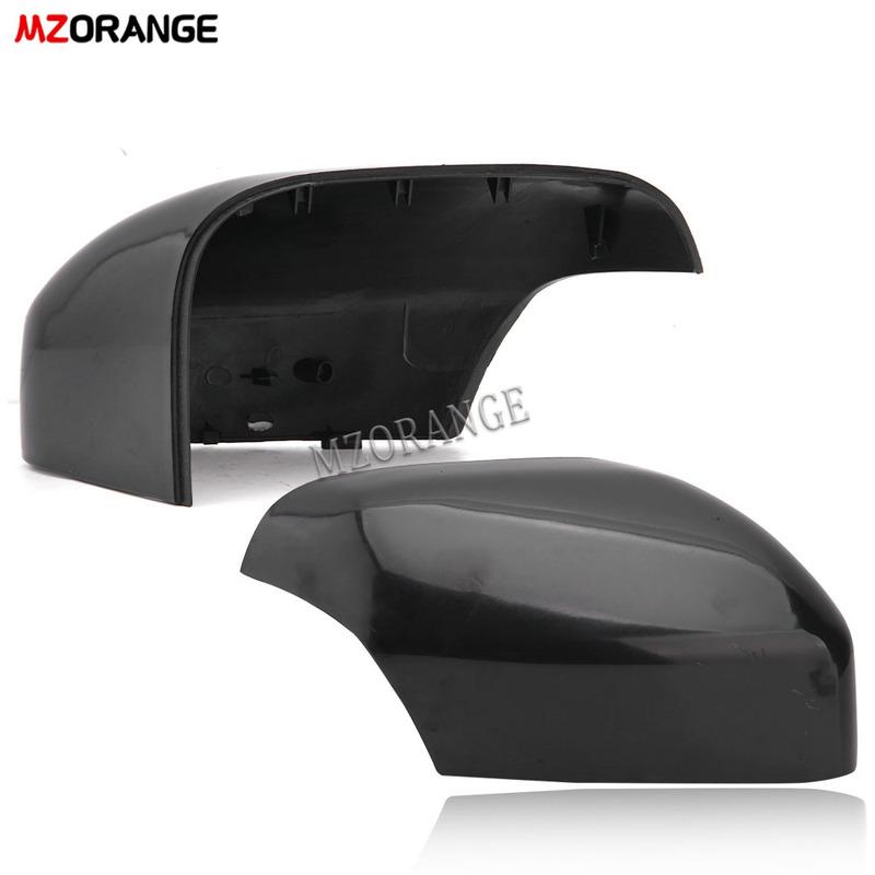 Side Mirror Cover For Volvo XC70 XC90 2007-2014 Rearview Mirror Shell Housing Outer Gloss Black accessories case cover frame