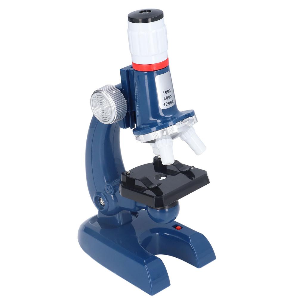 Kids Microscope Kit Children 1200X Microscope with Slide Science Educational Toy Birthday Gift