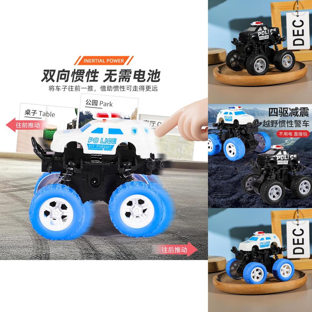 Offroad Police Car Toy With Inertia Drive For Boys And Kids Gift
