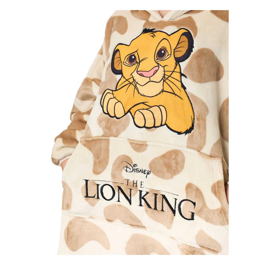 The Lion King Womens/Ladies Simba Blanket Hoodie