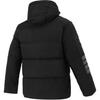 Puma Pánské ležérní péřové bundy s potiskem písmen, s kapucí a dlouhým rukávem, Černá 678720-01
