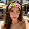 Large Button Button Hairband Vintage Style Polka Dot Headband High Quality Retro Headband