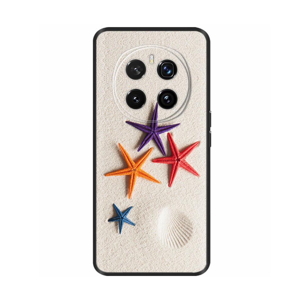 Phone Cases for Honor Magic7 Pro 5G Case Protector Heart Painted Soft Silicon TPU Bumper for Honro MAGIC 7 7Pro Cover Magic7Pro