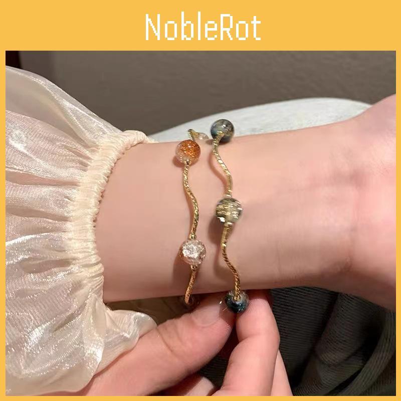 Artistic Ethnic Style Glass Bracelet For Women Featuring Vibrant Beads And Shapes Irregular