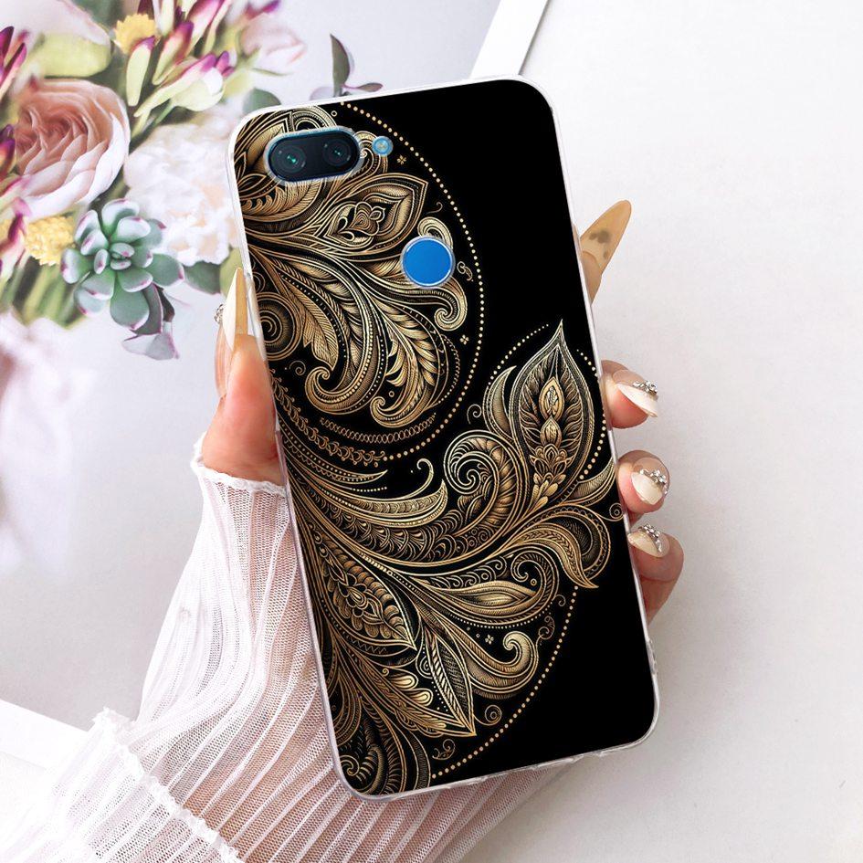 Für Xiaomi Mi 8 Lite Hülle Beliebte Blume Weiche Klare Silikon Schutzhülle Für Xiaomi Mi 8 SE Funda Mi8 Pro Mi8Lite TPU Hülle