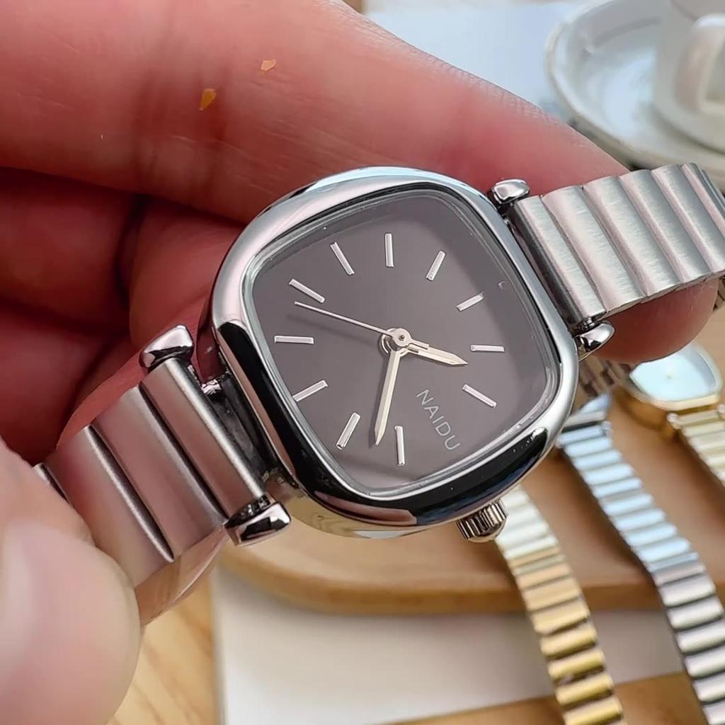 College Style Watch Women Students Korean Version Simple Temperament Small dial Square Ladies Versatile Fashion Quartz Watches