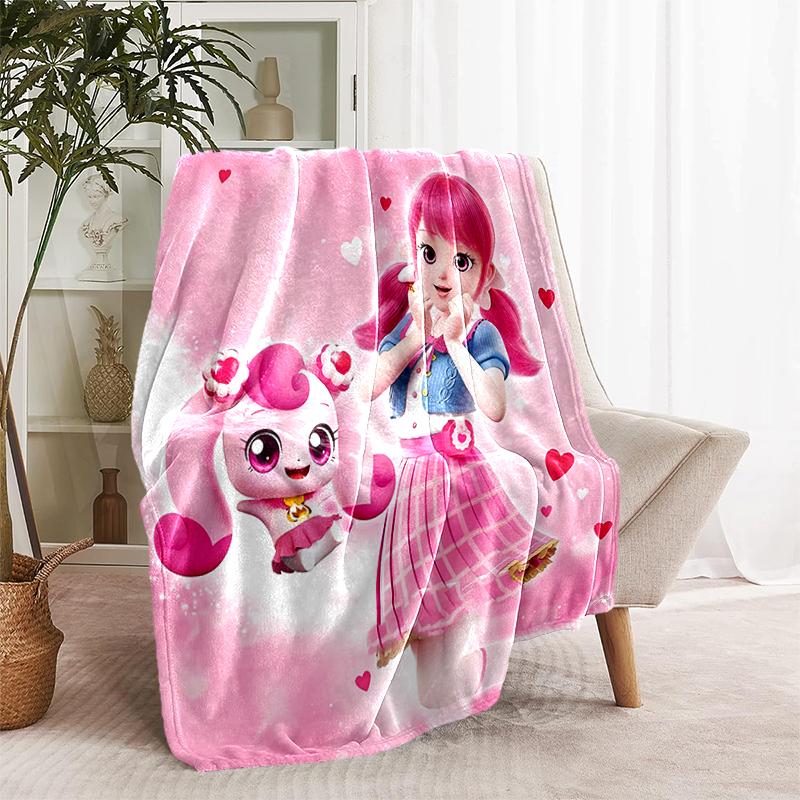 1pc Blanket Catch! Teenieping Print Design, Lightweight Blanket for Sofa, Bed- Soft &Warm, Gift for All Seasons like Christmas, Halloween