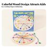 Rope Untangling Puzzle Looped Ends Game Colorful for Children