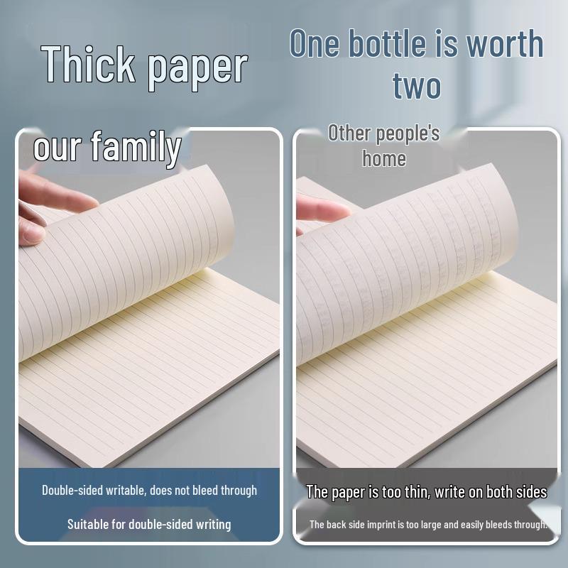 Thick B5 Spiral Notebook for Students - Horizontal Lined