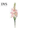 Reusable Fake Gladiolus Artificial Flower Realistic Silk Home Office No Watering Wedding Party Indoor Outdoor Faux Bloom Decoration Lifelike