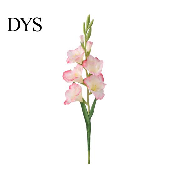 Reusable Fake Gladiolus Artificial Flower Realistic Silk Home Office No Watering Wedding Party Indoor Outdoor Faux Bloom Decoration Lifelike