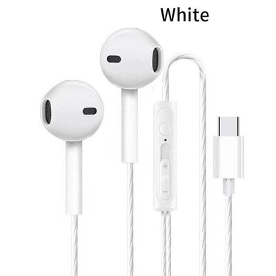Typ-C In-Ear Mobile Wire Control Headset Bass Stereo Musik Kopfhörer Sport Ohrhörer mit Mikrofon