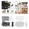 120x Hanging Hooks S Clips Hangers Fairy Lights Decor String Light Clips Hooks for Events Party Home Shopping Center Outside