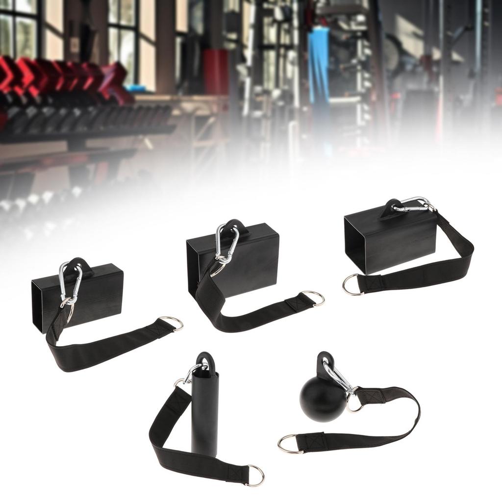 Grip Strengthener with Carabiner Rock Climbing Training Pinch Block Grip Training for Pull up Bar Cable Machine Accessories