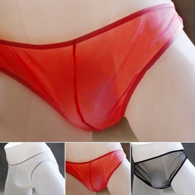 Muži průhledné spodní prádlo Sexy průsvitné spodní kalhotky Kalhotky Kalhotky Tanga T-back