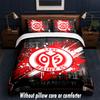 Mainz FC Design Bed Bedding Set 1 Duvet Cover + 2 Pillowcases Soft Breathable Household Bed Linens