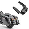 Verlängerte Hartschalenkoffer kompatibel mit Harley Davidson Touring 14-25 + Verlängerung für hinteren Kotflügel