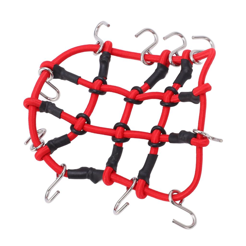 RC Elastic Luggage Net Simulation RC Luggage Roof Rack Net with Hook for Jimny Remote Control Car
