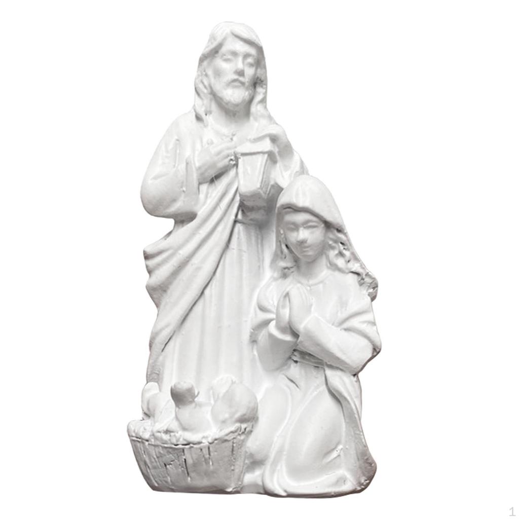 Holy Family Figurine Craft for Living Room And Bookcase