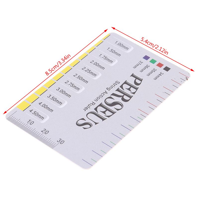 

Easy To Adjust Guitar Accessories Gauge Ruler Electric Guitar Tool For String Instruments