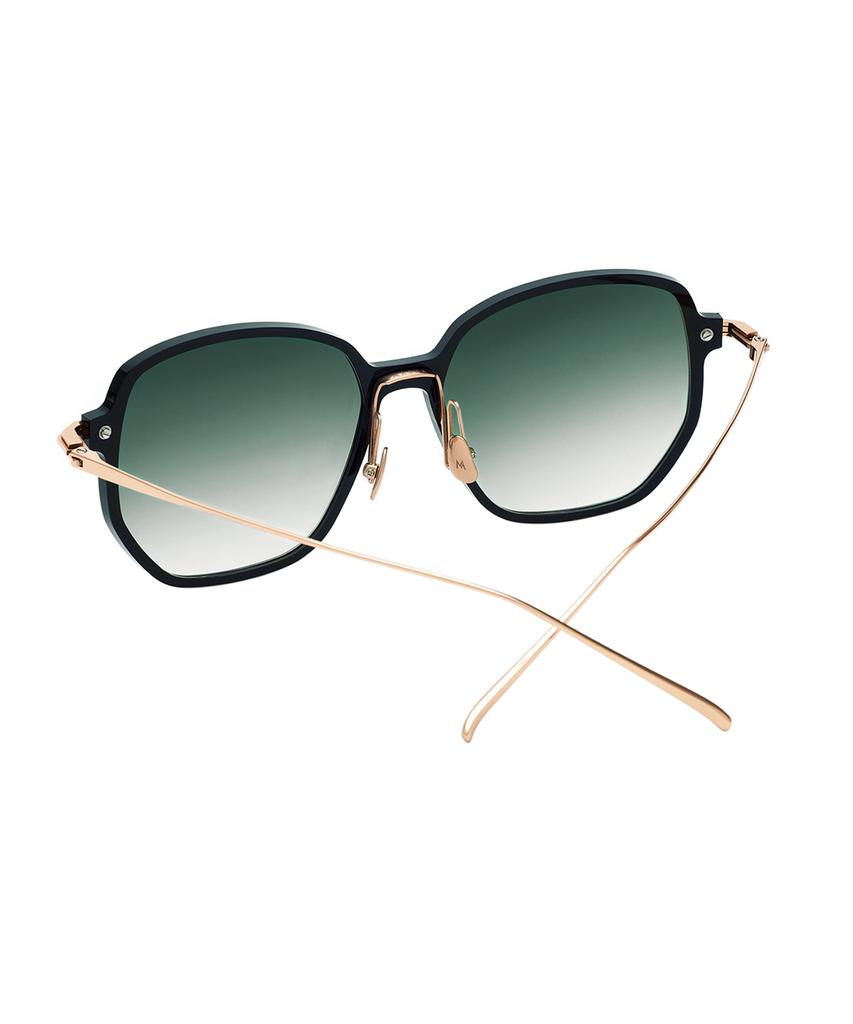 Maseuka Free2_Vito 03B/Gr Free2 Vito Black/Rose Gold Green Lens