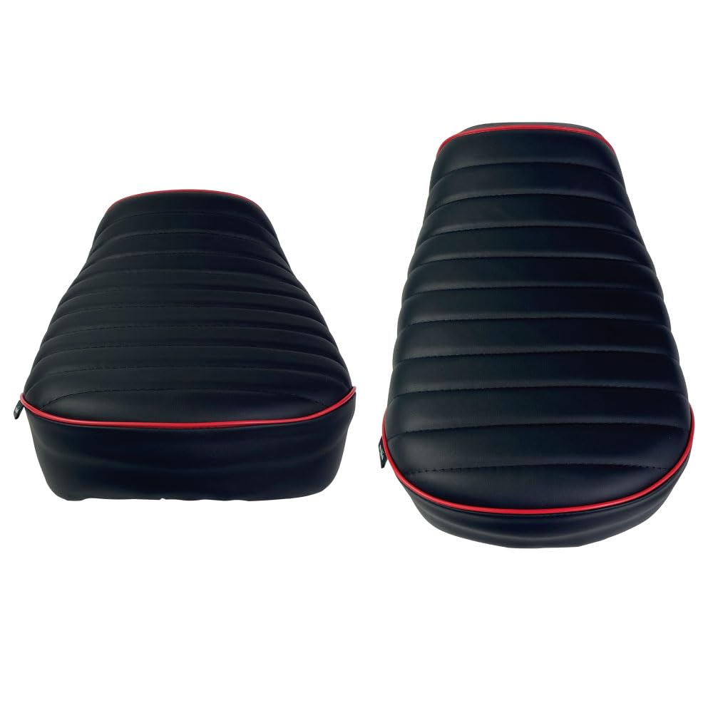 Mr Quick Tack Roll Seat for HONDA Monkey 125 Black/Red