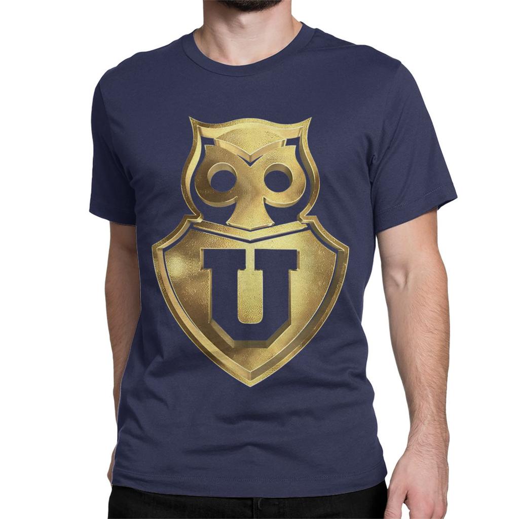 Golden Santiago Universidad De Chile Men Women's T Shirts Copa Chile Football Vintage Tees T-Shirts 100% Cotton Classic Clothing