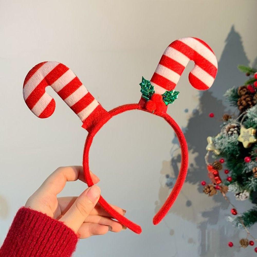 Photo Props Christmas Headband Santa Claus Leg Xmas Hair Band Xmas Hat Bands Christmas Decor