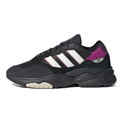 Retropy F90 Czarno-purpurowe tenisówki unisex Core-Black Off-White Carbon HP8020
