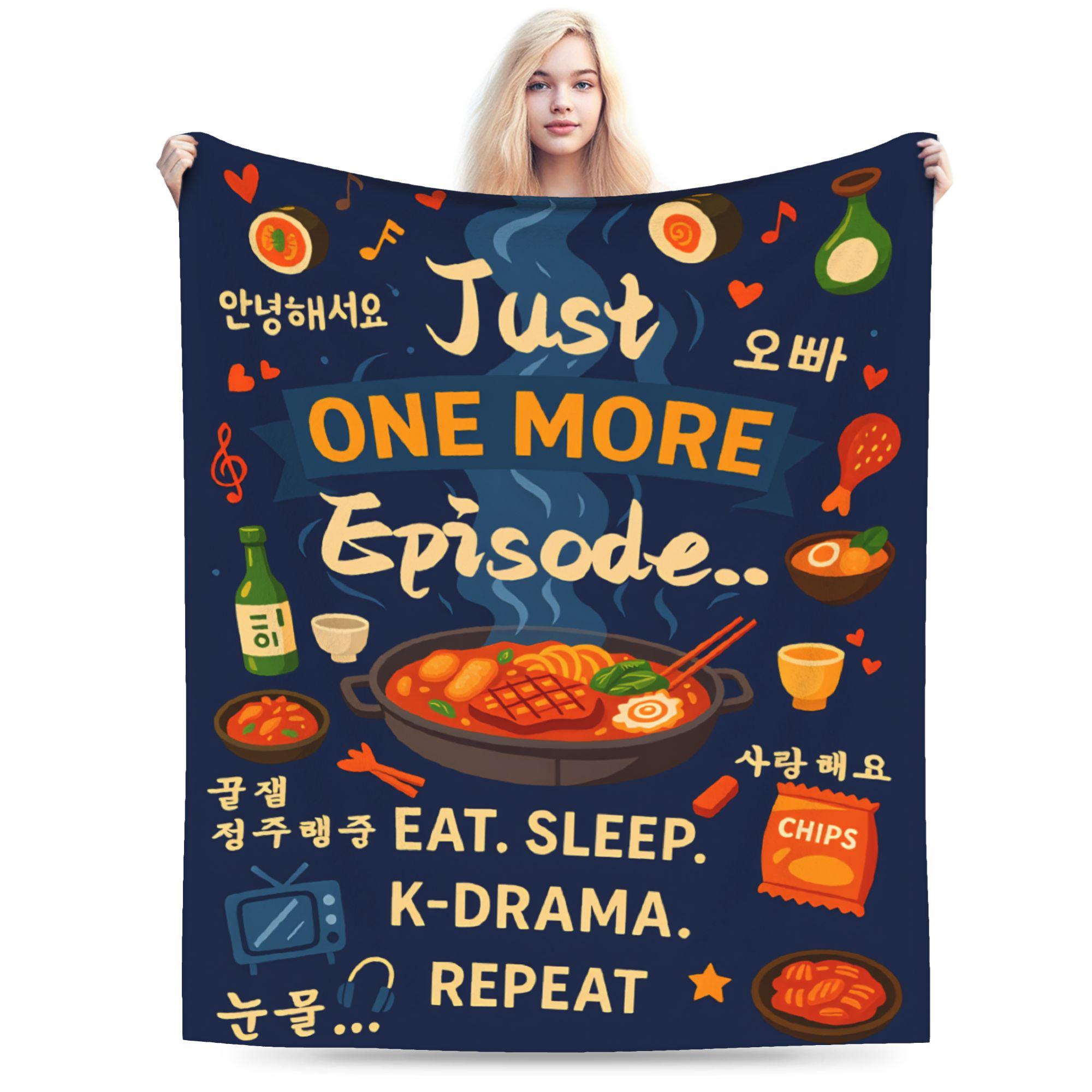 

K-Drama K Pop Korean Blanket Super Warm Street Trend Plush Throw Blanket For Students Couch Chair Flannel Bedspread Bed Cover 70x100cm