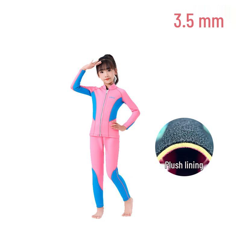 Bo Jue Girls Long Sleeve Split Wetsuit