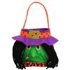Spooky Design Pumpkin Candy Bag Velvet Material Kids Candy Bag  Trick Or Treat Event