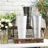 Galvanized Sheet Iron Vase Decor Dried Flowers Container Metal Vase for Home Decor Florists Display Flower Buckets