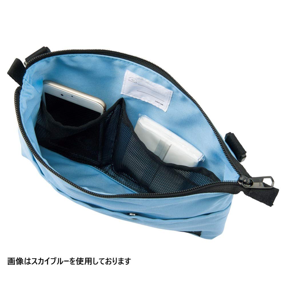 LIHIT LAB Axelväska Sacoche Pouch ALCLEA Marin Blå Bag-in-Bag A7921-11