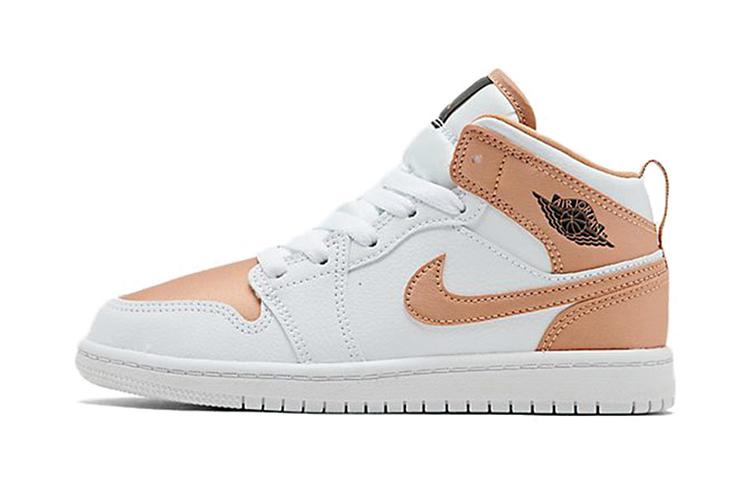 Jordan 1 Mid White Rose Gold PS 640737-190 11C