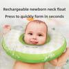 Baby Pool Float With Inflatable Neck Ring For Water Play And Swimming Safety