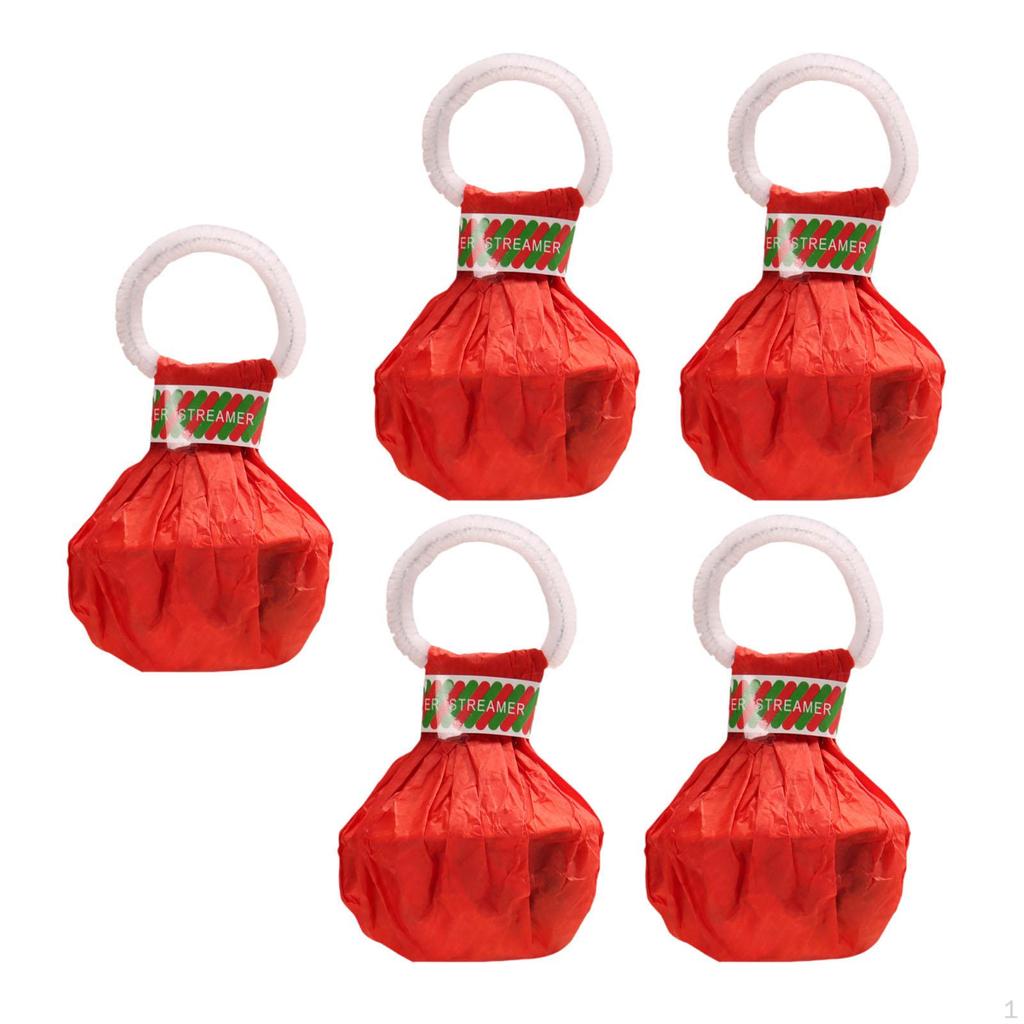 5 stück Hand Werfen Luftschlangen Konfetti Crackers Bunte Party für Zeigt Lieferungen Engagement Hochzeit