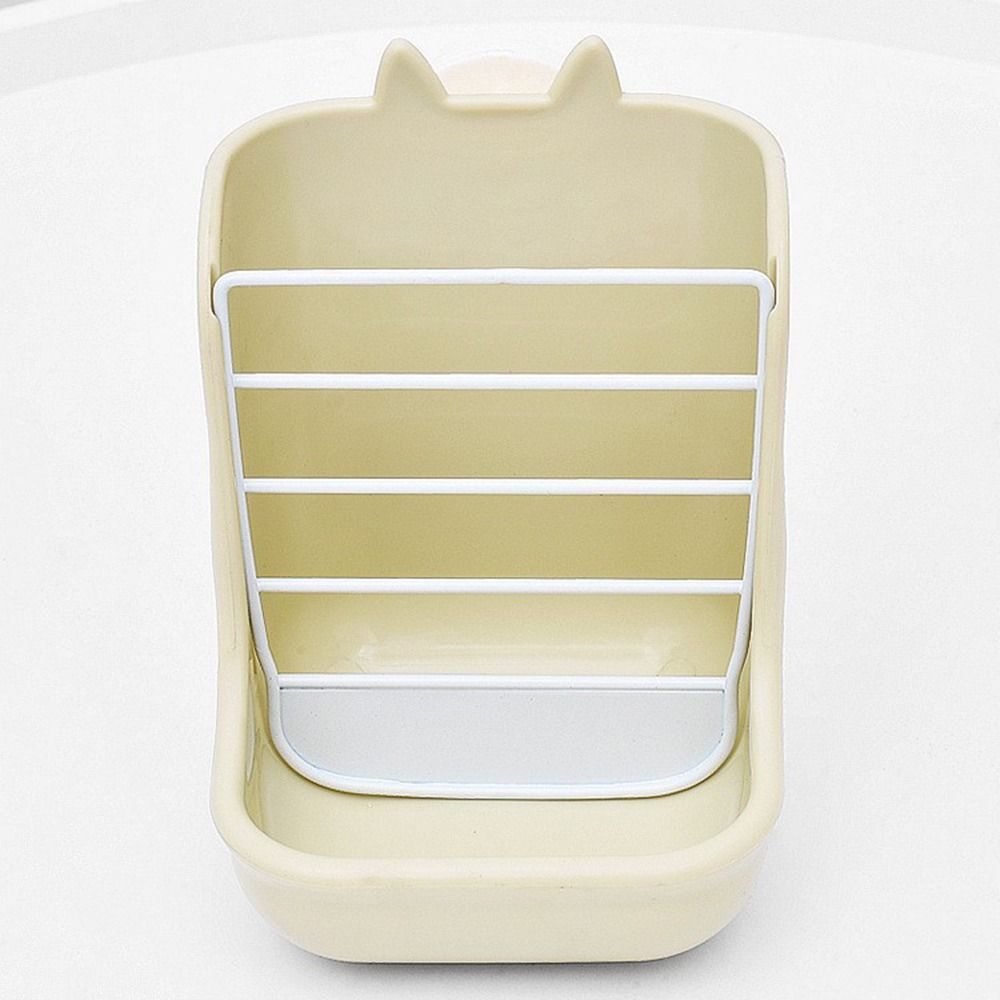 Anti Scratching Rabbit Cage Bowl Hanging Fixed Hay Feeder Holder Grass Feeding Rack  Bunny